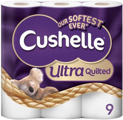 Cushelle Toilet Rolls - Pack of 9
